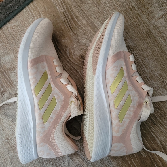 Adidas GZ6965 Womens Edge Lux Pink Gold Running Sneakers Shoes Size 9.5 - Picture 2 of 6